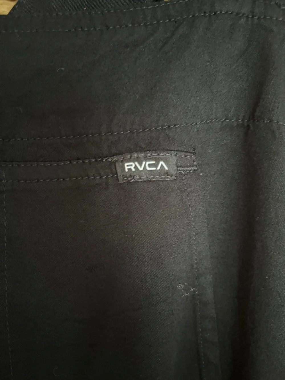 RVCA Black Short Overalls Romper - Picture 2 of 3